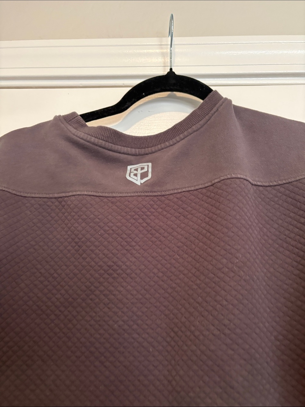 Born primitive Classic Quilted Crewneck Sweatshirt - Gray size large - Picture 2 of 4